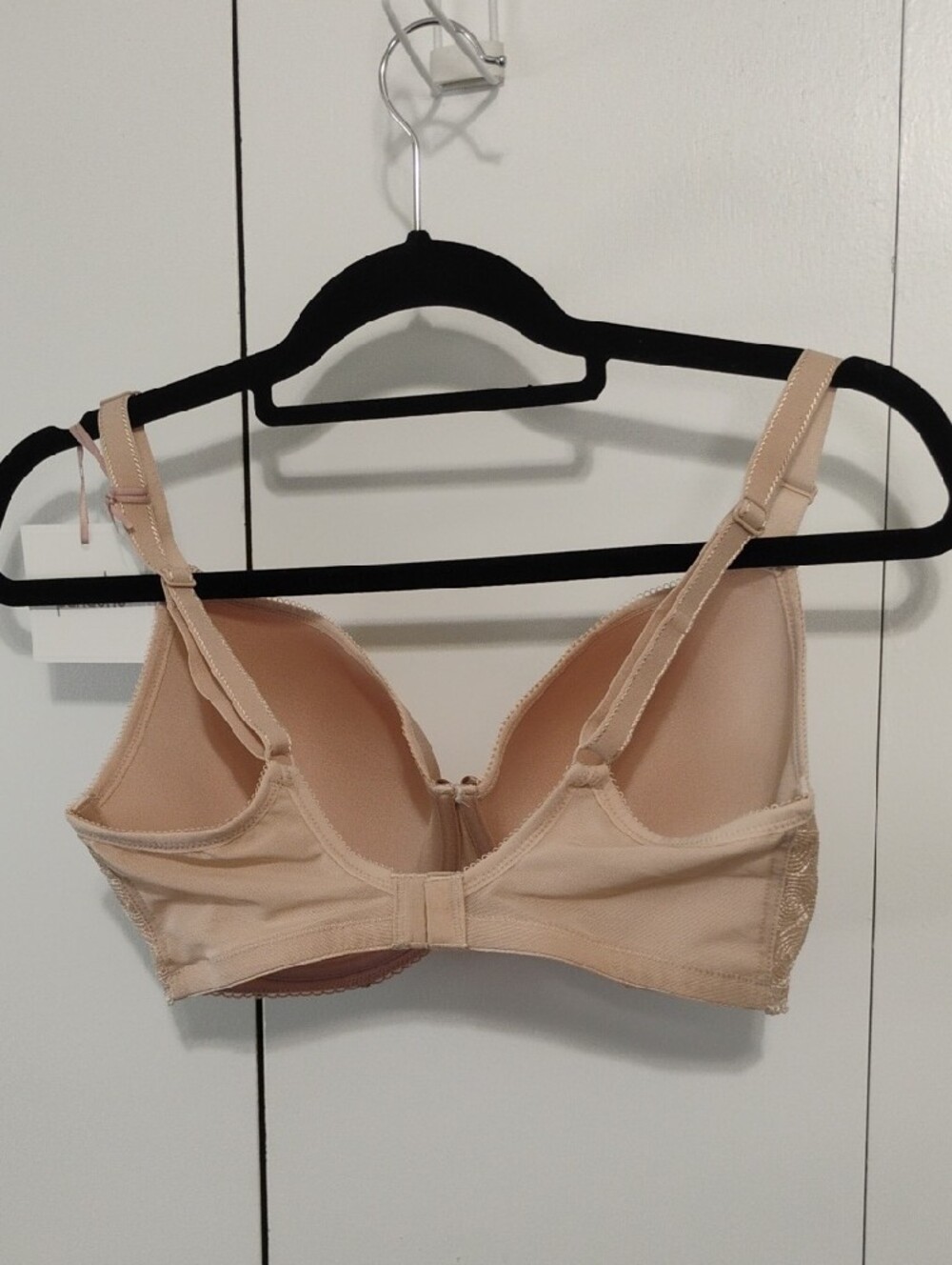 Panache Beige T-Shirt Bra with Lace Trim - Picture 6 of 6